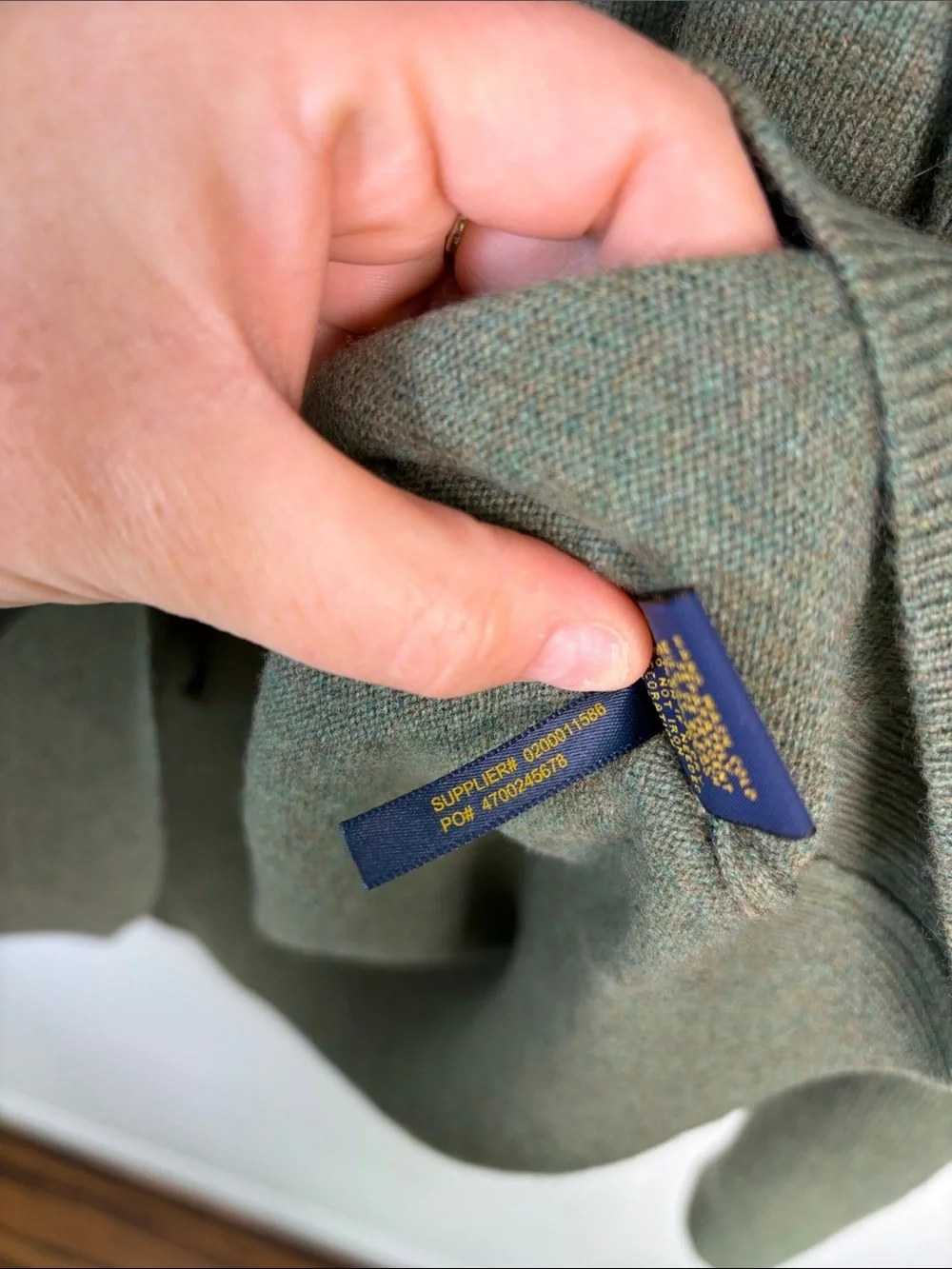 Polo Ralph Lauren Merino wool Half-Zip Mock Neck Sweater - 3XB